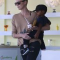 Charlize Theron Takes Her Son Jackson To Pinkberry
