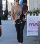 Charlize Theron Takes Her Son Jackson To Pinkberry