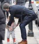 David Beckham Takes Harper Out In London