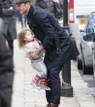 David Beckham Takes Harper Out In London