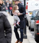 David Beckham Takes Harper Out In London