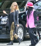 Pregnant Fergie Visits The Four Seasons Hotel