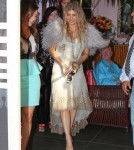 Pregnant Fergie At Her Sister's Bridal Shower