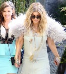 Pregnant Fergie At Her Sister's Bridal Shower
