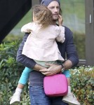 Gabriel Aubry Takes Nahla To School