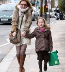 Geri Halliwell Takes Bluebell Out In London