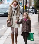 Geri Halliwell Takes Bluebell Out In London