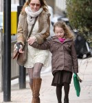 Geri Halliwell Takes Bluebell Out In London