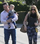 Hilary Duff And Her Family Attend A Birthday Party