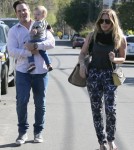 Hilary Duff And Her Family Attend A Birthday Party