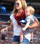 Hilary Duff And Family Leaving Charlie's Pantry