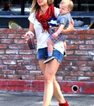Hilary Duff And Family Leaving Charlie's Pantry