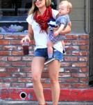 Hilary Duff And Family Leaving Charlie's Pantry