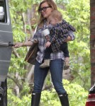 Hilary Duff Takes Luca To A Play Date