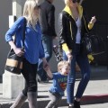 January Jones Takes Xander to Lunch