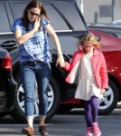 Jennifer Garner Picks Violet Up From School