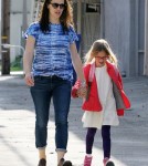 Jennifer Garner Picks Violet Up From School