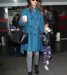 Jessica Alba & Honor Land In Paris