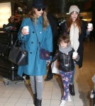 Jessica Alba & Honor Land In Paris