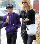 Laura Dern And Her Son Go For Ice Cream