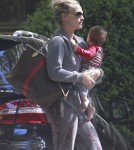 Molly Sims Takes Son Brooks To A Playdate