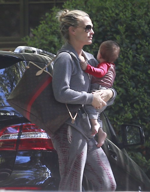 Molly Sims Takes Son Brooks To A Playdate