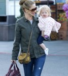 Rebecca Gayheart & Daughter Georgia Grocery Shopping