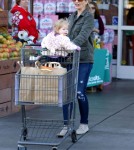 Rebecca Gayheart & Daughter Georgia Grocery Shopping