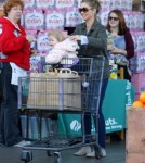 Rebecca Gayheart & Daughter Georgia Grocery Shopping