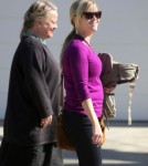 Exclusive... Reese Witherspoon And Family Attend A Birthday Party In Brentwood