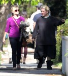 Exclusive... Reese Witherspoon And Family Attend A Birthday Party In Brentwood
