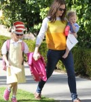 Jennifer Garner Picks Violet Up From School