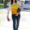 Jennifer Garner Picks Violet Up From School