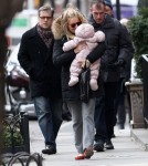 Sienna Miller And Family Out And About In New York
