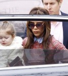 Victoria Beckham & Harper Step Out In London