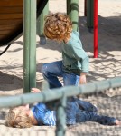 Exclusive... Jordan Bratman Takes Max To The Park