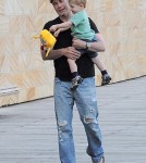 Exclusive... John Travolta Takes Benjamin Out In Sydney