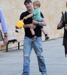 Exclusive... John Travolta Takes Benjamin Out In Sydney