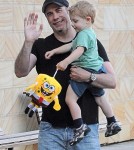Exclusive... John Travolta Takes Benjamin Out In Sydney