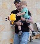 Exclusive... John Travolta Takes Benjamin Out In Sydney