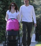 Alyson Hannigan And Her Husband Take Their Daughter For A Stroll