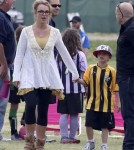 Spears Federline Family Affair at Sean Preston and Jayden's Soccer Game