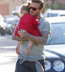David Beckham Takes Harper Out
