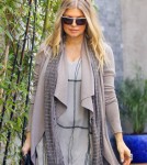 Fergie Heading Out To Catch A Flight At LAX