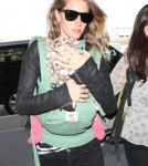 Gisele Bundchen & Daughter Vivian Departing On A Flight At LAX