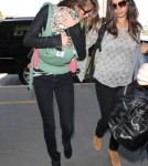 Gisele Bundchen & Daughter Vivian Departing On A Flight At LAX