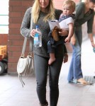 Hilary Duff Takes Luca To Baby Class