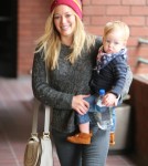 Hilary Duff Takes Luca To Baby Class
