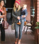 Hilary Duff Takes Luca To Baby Class