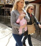 Holly Madison & Baby Rainbow At The Grove